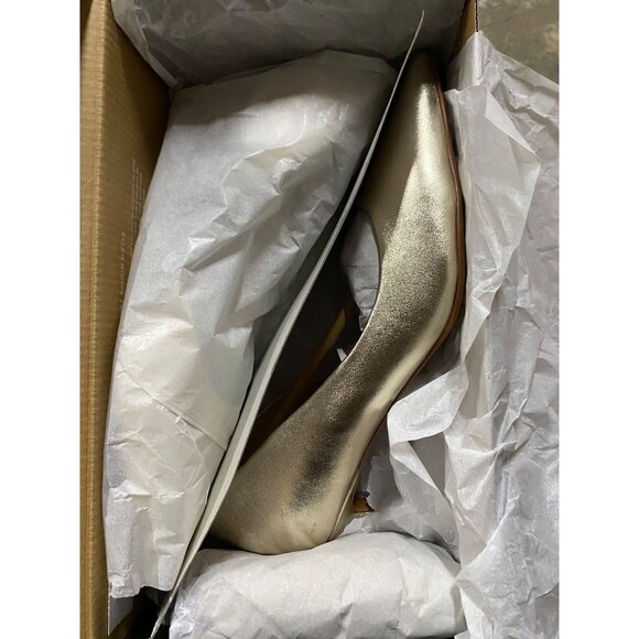 Naturalizer Womens Dalary Slip On Leather Pumps Shoes Champagne Size 8M NIB - Picture 5 of 5